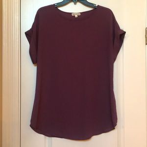 Eggplant color tunic